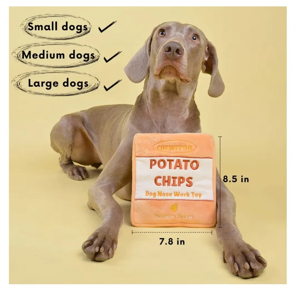 BRAND NEW Potato Chips Dog Nose Work Toy